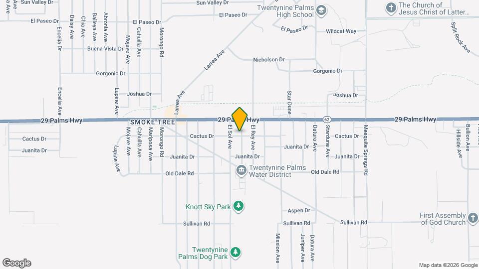 72404 Cactus Dr, Unit B Mapa y Detalles de la Ubicación