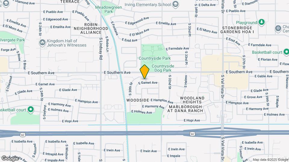 3056 E Garnet Ave Map and Location Details