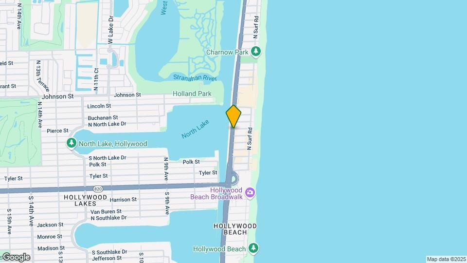 777 N Ocean Dr Mapa y Detalles de la Ubicación