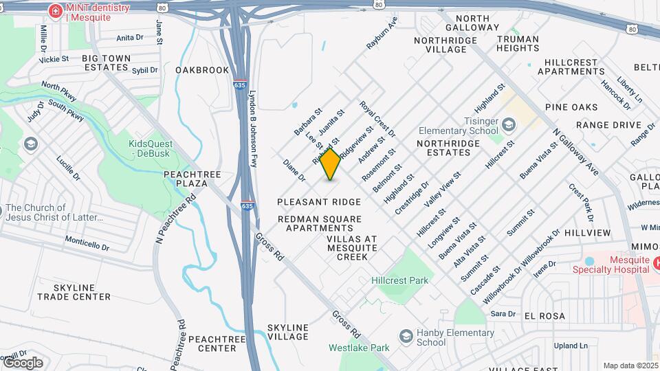 1233 Redman Ave Map and Location Details