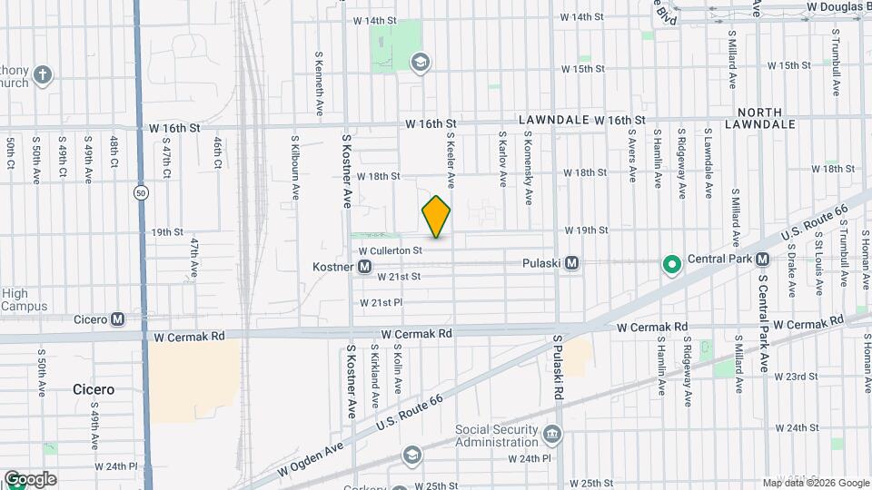 4222 W Cullerton St Map and Location Details