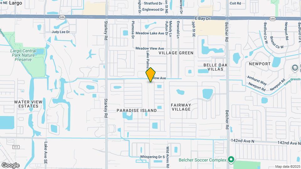 813 Lake Palms Dr Mapa y Detalles de la Ubicación