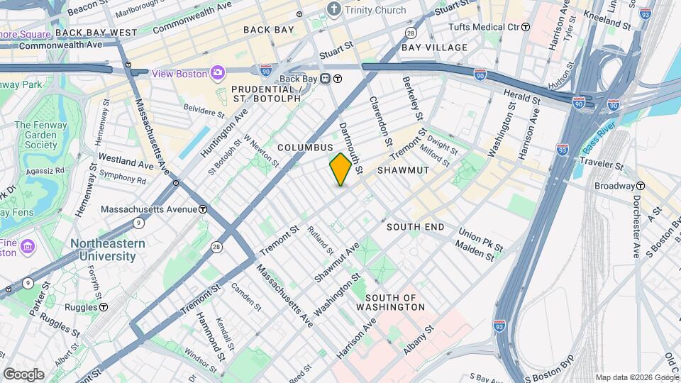 639 Tremont St Mapa y Detalles de la Ubicación