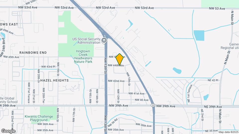 1117 NW 44th Ave Map and Location Details