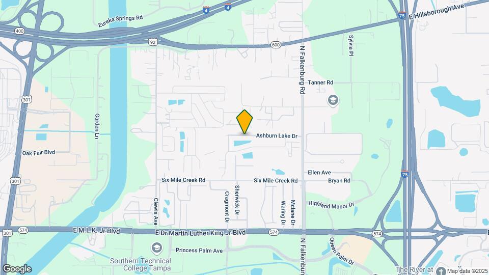 9843 Ashburn Lake Dr Mapa y Detalles de la Ubicación