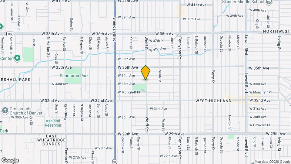 4805 W 33rd Ave Map and Location Details