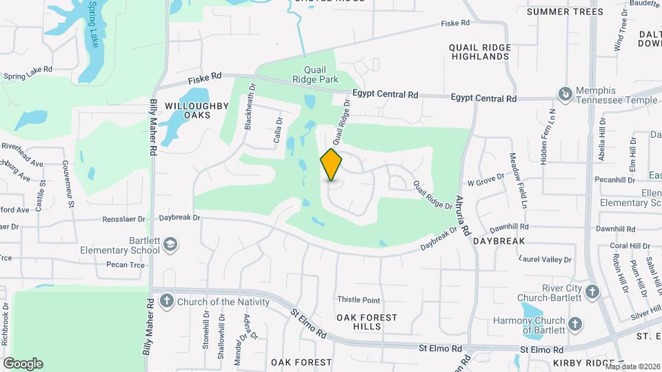 6290 Fairway Hill Cove Mapa y Detalles de la Ubicación