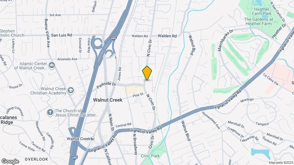 340 N Civic Dr, Unit 409 Mapa y Detalles de la Ubicación