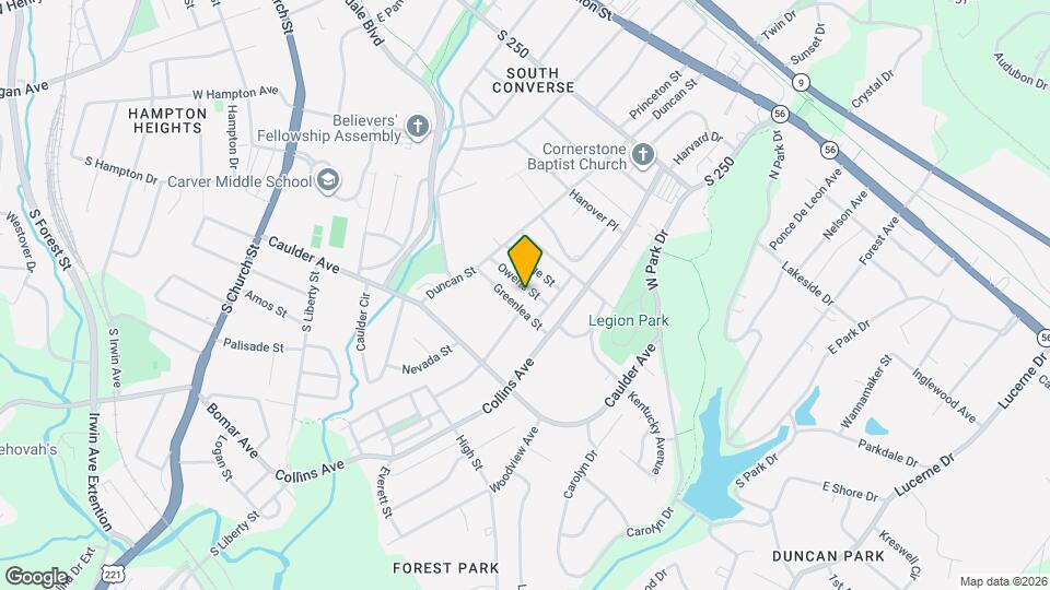 120 Owens St Map and Location Details