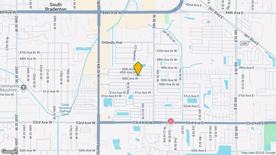 707 50th Ave W Map and Location Details