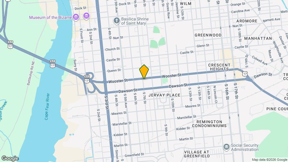 803 S 7th St Map and Location Details
