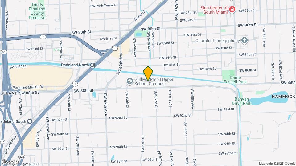 8700 SW 64th Ave Map and Location Details