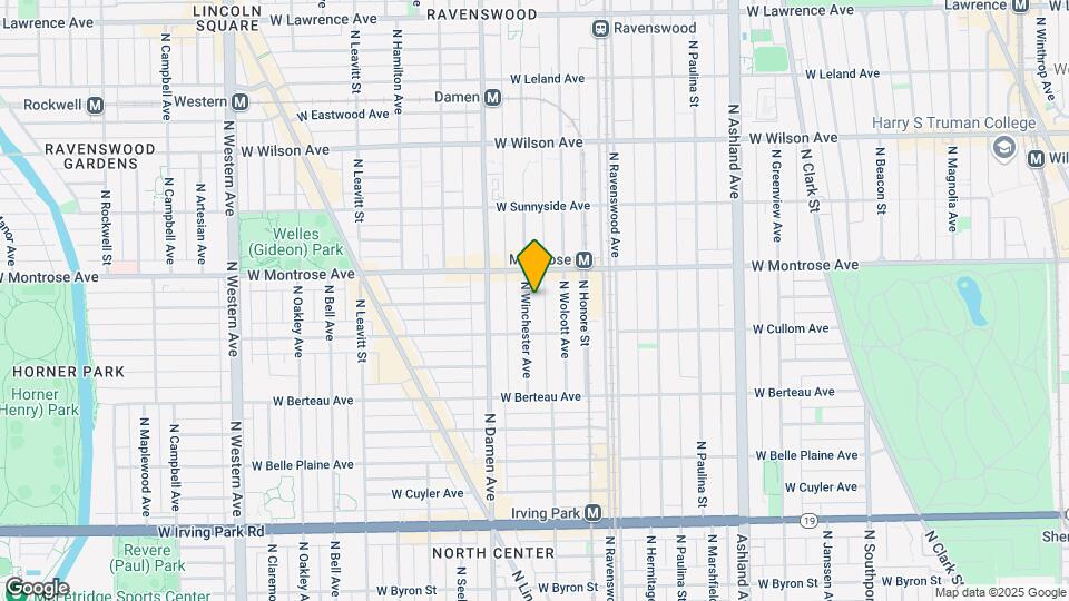4333 N Winchester Ave Mapa y Detalles de la Ubicación