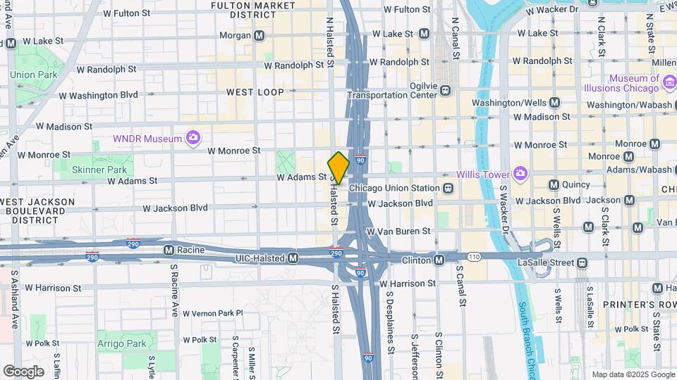 217 S Halsted St Map and Location Details