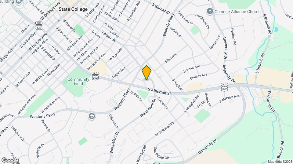 1133 Center Ln Map and Location Details