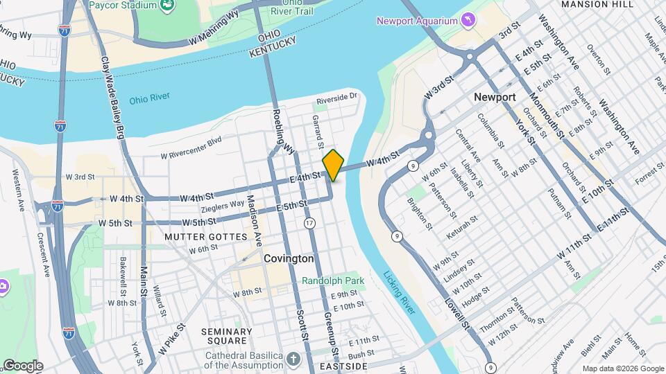 422 Garrard St Mapa y Detalles de la Ubicación