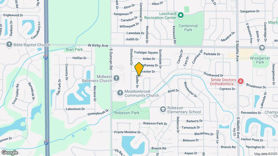1808 Sadler Dr Map and Location Details