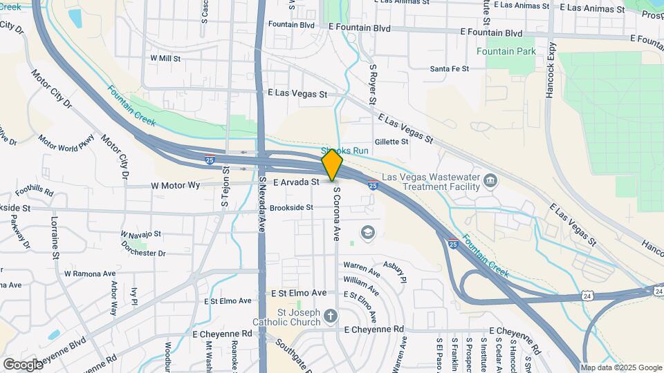 421 E Arvada St Map and Location Details