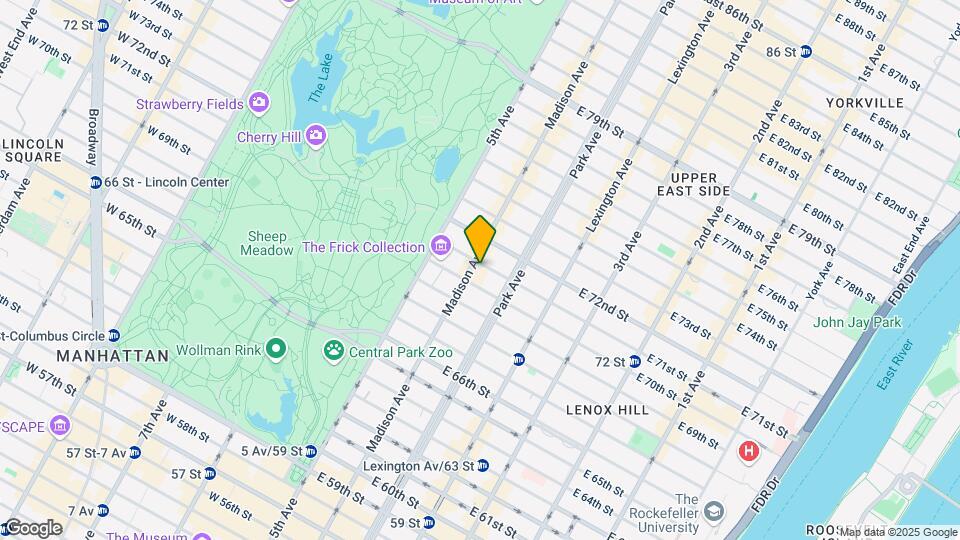 30 E 71st St Map and Location Details
