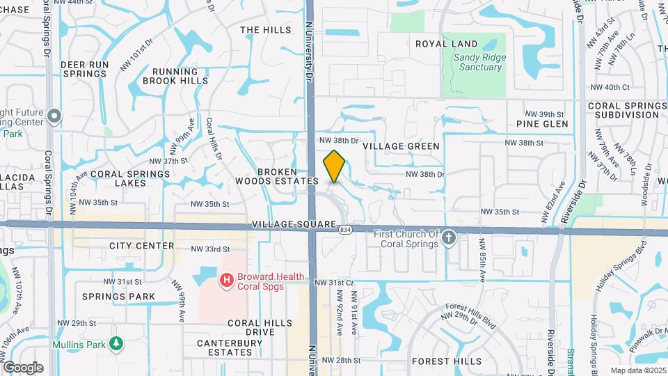 3575 Brokenwoods Dr Map and Location Details