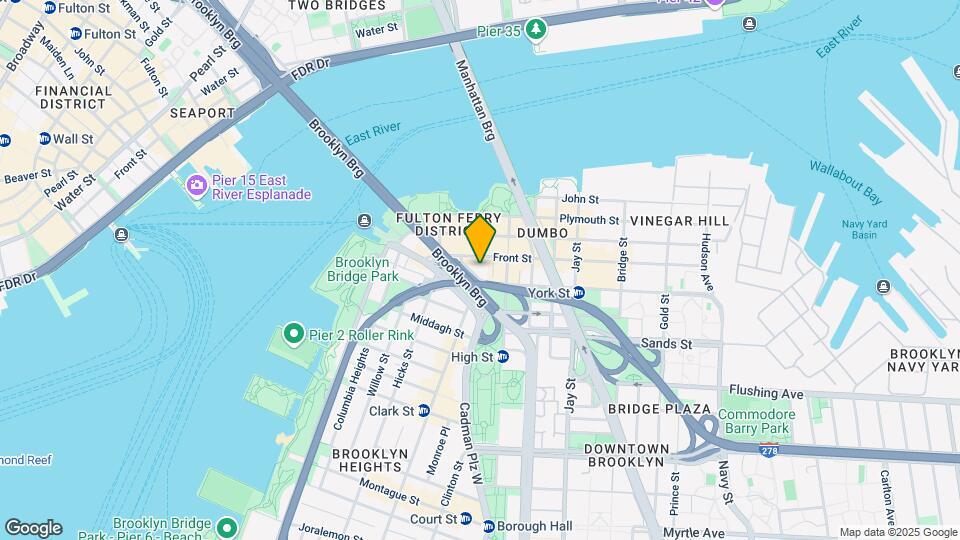Olympia Dumbo Mapa y Detalles de la Ubicación