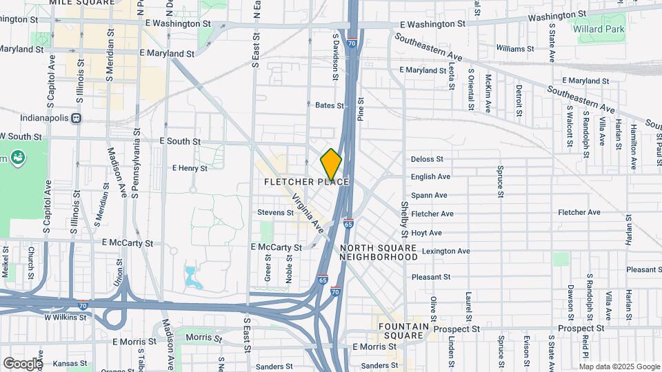744 Lexington Ave Map and Location Details
