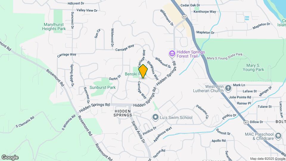 2934 Hunter Way Map and Location Details