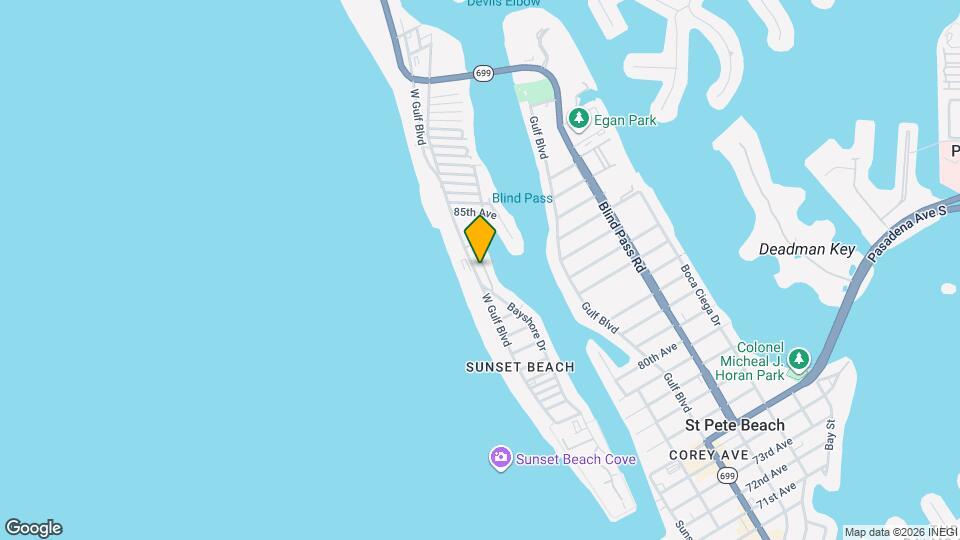 8465 W Gulf Blvd Map and Location Details