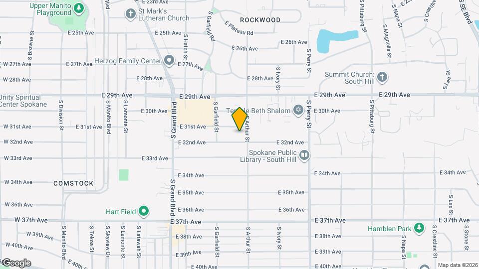 947 E 32nd Ave Map and Location Details