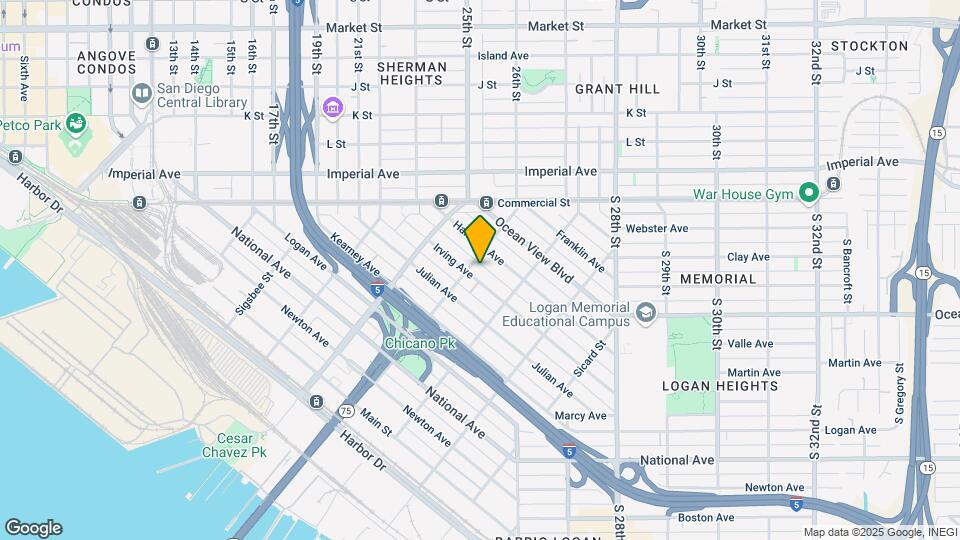 2014 Irving Ave Map and Location Details