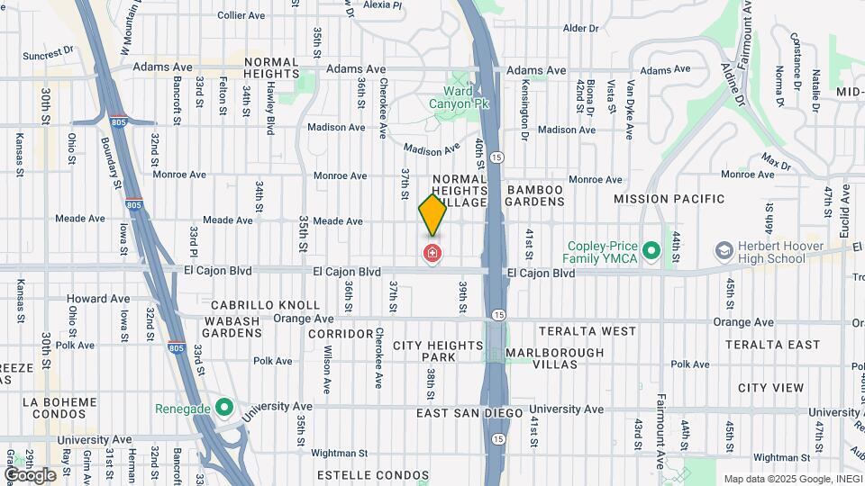 4354 38th St Map and Location Details