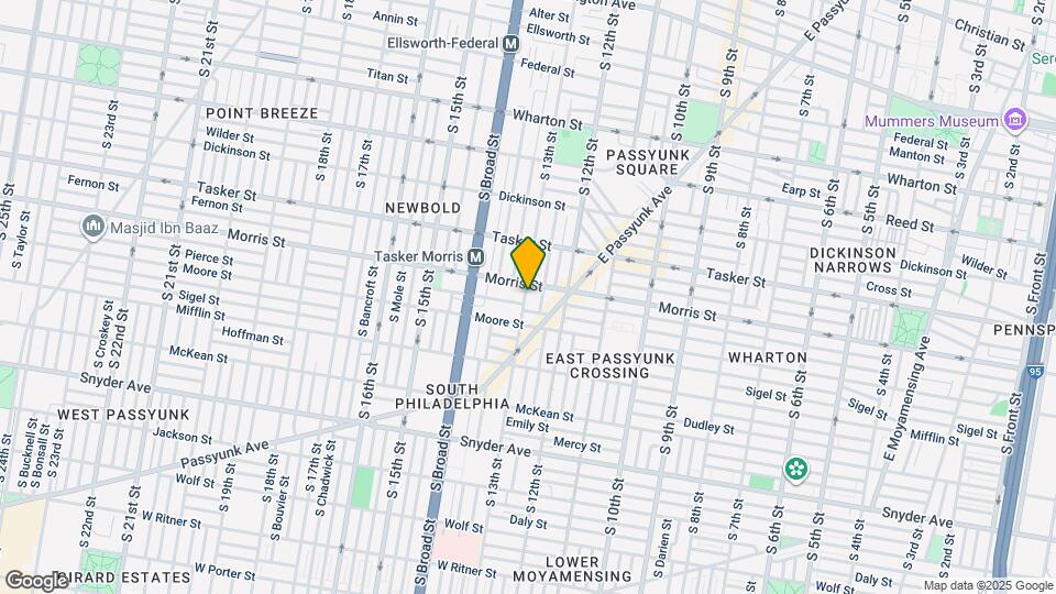 1717 S 13th St Map and Location Details