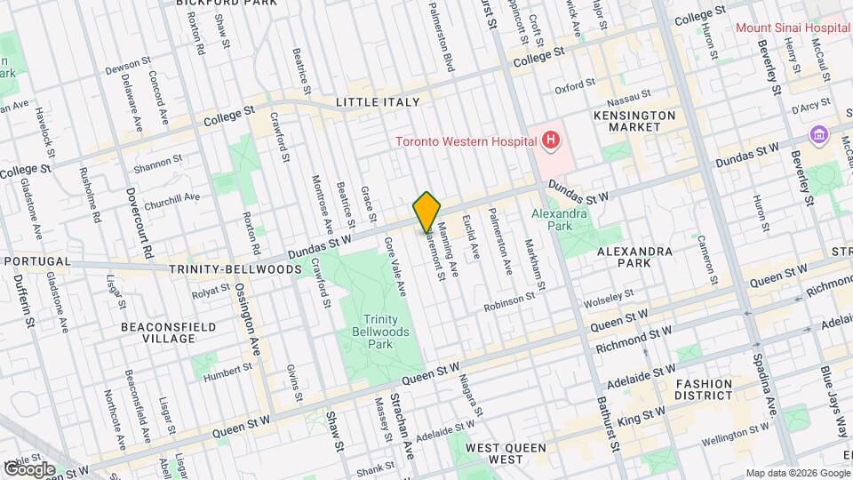 162 Claremont St Map and Location Details