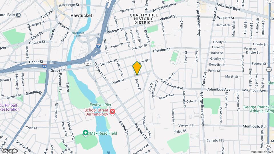 125-127 Pond St Map and Location Details