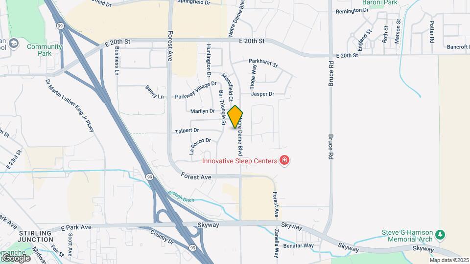 2320 Notre Dame Blvd Map and Location Details