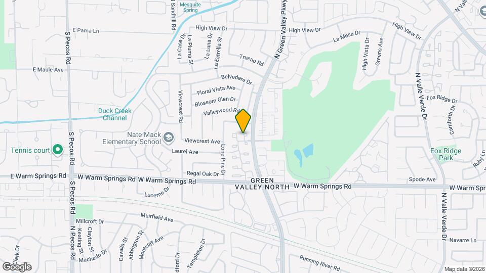 3121 La Mancha Way Map and Location Details