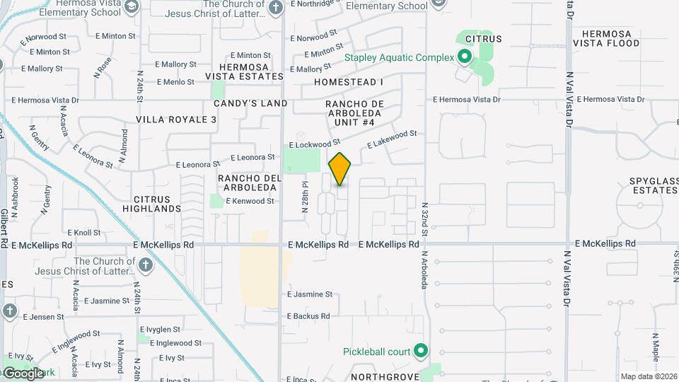 2133 N 29th Pl Map and Location Details