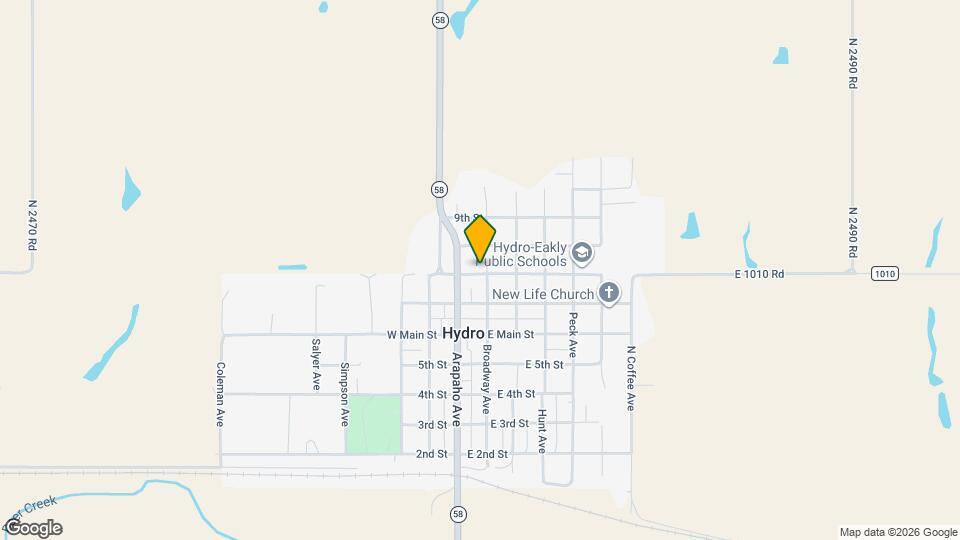 711 N Broadway Ave Map and Location Details