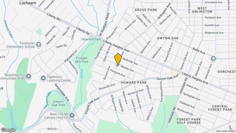 5327 Wesley Ave Map and Location Details