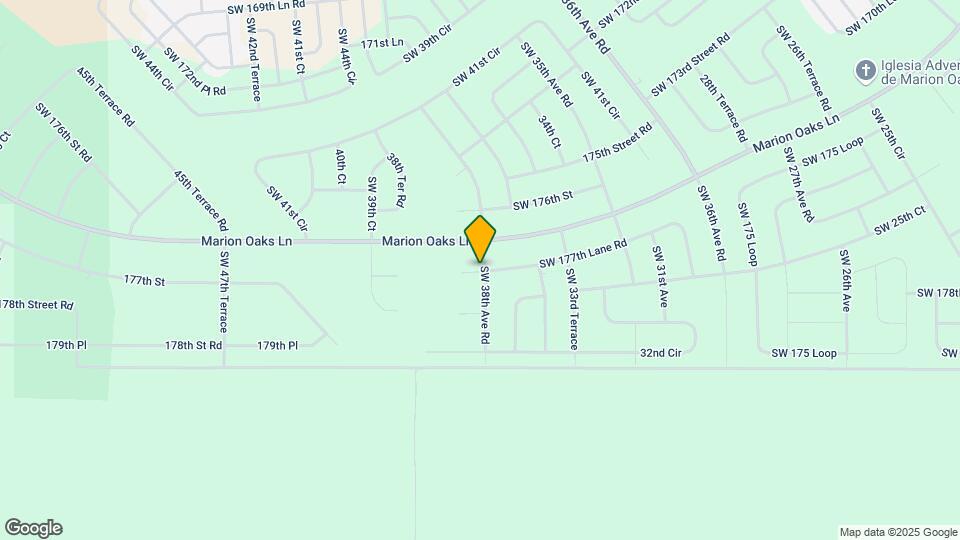 3649 SW 177th Lane Rd Map and Location Details