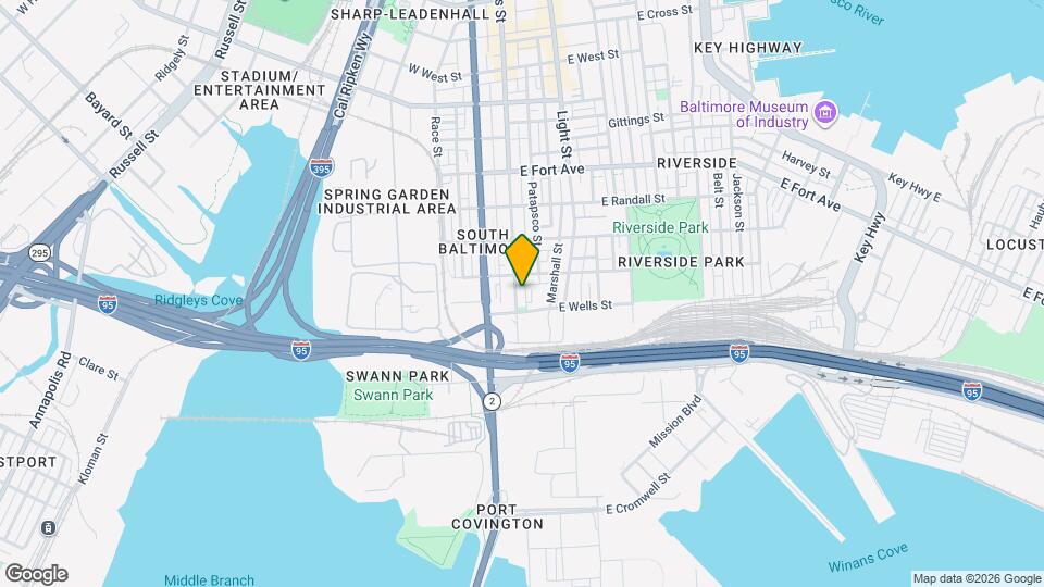 1827 S Charles St Map and Location Details