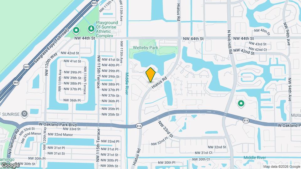 11065 NW 38th Pl Map and Location Details