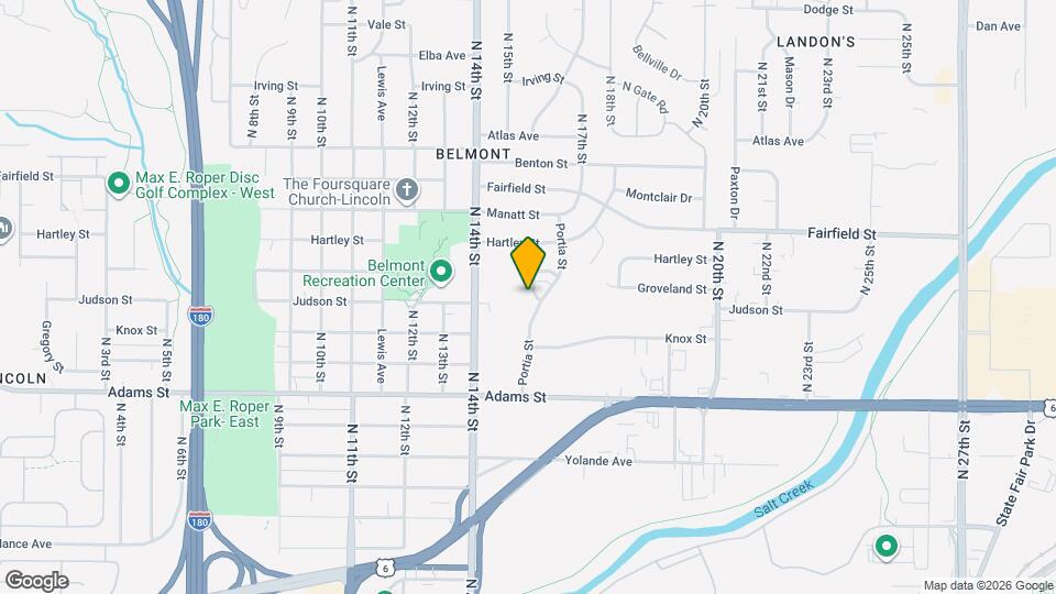 3403 Portia St Map and Location Details