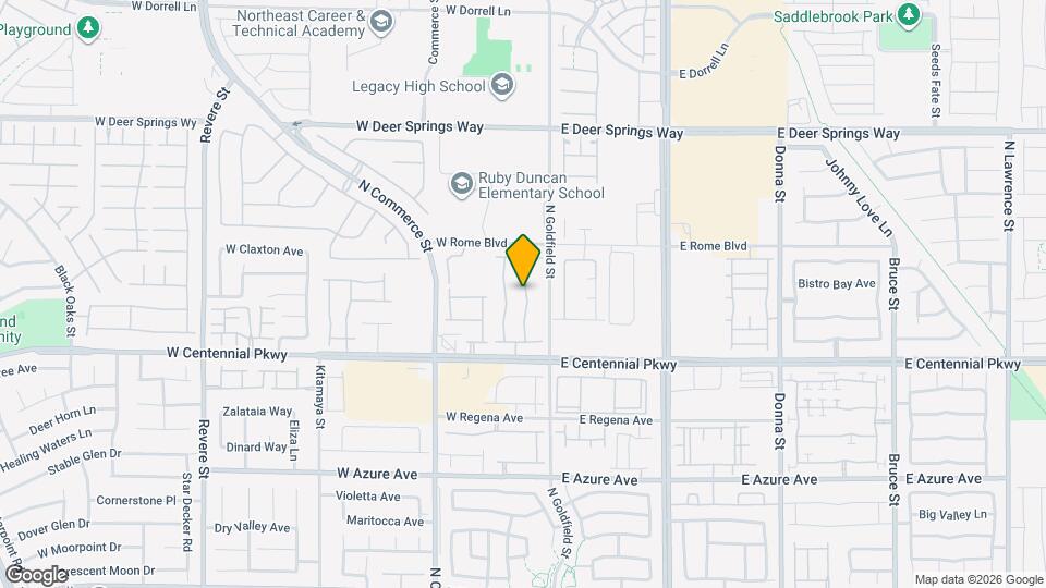 6509 N Butterfly Sky St Map and Location Details