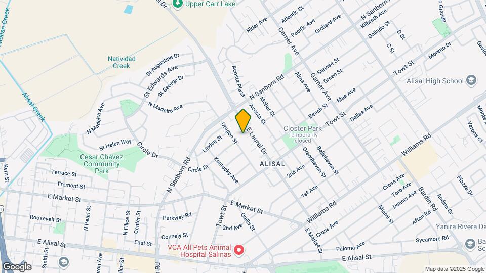 1054 E Laurel Dr Map and Location Details