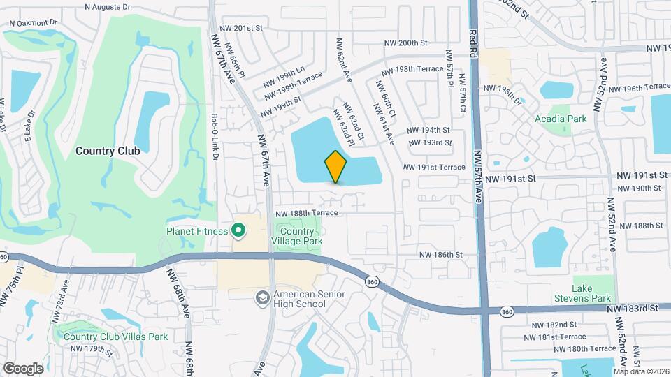 6225 NW 190th Terrace Map and Location Details