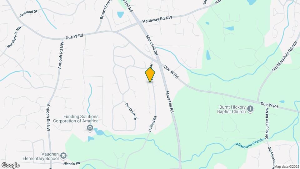428 Holland Springs Dr NW Map and Location Details