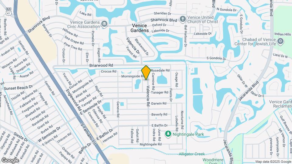 2624 Valencia Rd Map and Location Details