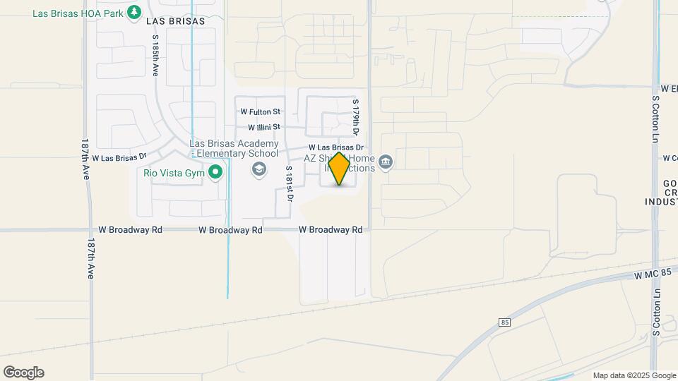 17989 W Encinas Ln Map and Location Details