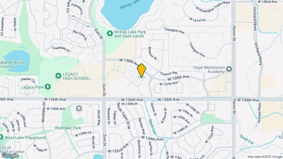 13743 Raritan Ln Map and Location Details